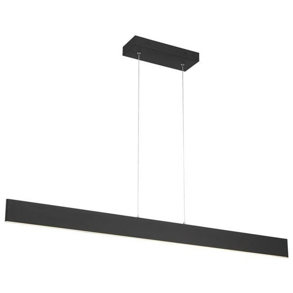 Access Lighting 24896LEDD-MBL-ACR Holm 48 in. Matte Black Island LED Ceiling Light, Acrylic Lens
