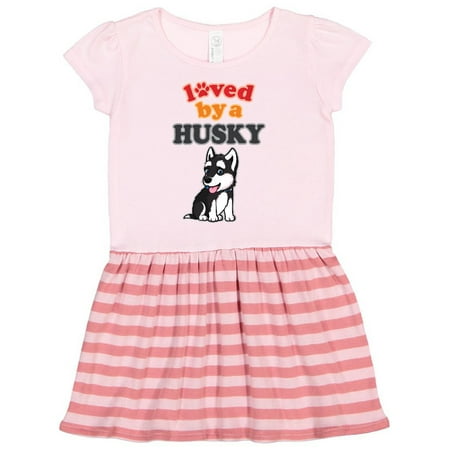 

Inktastic Siberian Husky Dog Gift Puppy Gift Toddler Girl Dress