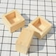thumbnail image 5 of Cateissary Tazas de sake Masu de madera, fáciles de limpiar, 4 piezas, para experiencia de Sake, caja cuadrada de madera japonesa Barra de herramientas, 5 of 6