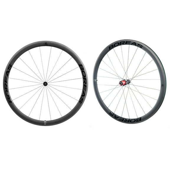 CyclingDeal BOREAS Carbon Shimano Compatible Road Bike 700C Clincher 38mm Wheelset