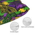 thumbnail image 5 of Kll Mardi Gras7 Pillow Covers Envelope Closure,Super Soft And Cozy Fuzzy Fleece Pillow Case Cover 20"X30", 5 of 8