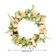 thumbnail image 3 of Guirnalda de flores artificiales para colgar en la puerta, simulación, guirnalda de rosas, oficina en casa, adorno de flores falsas, tipo 1 AweSitey HA9089-01B, 3 of 6