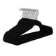 thumbnail image 2 of Perchas delgadas de terciopelo, perchas para ropa que no son de traje, perchas para abrigos, gancho gris plateado, 2 of 5