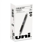 uni-ball 207 Signo Gel Ultra Micro Gel Pen, Retractable, Extra-Fine 0.38 mm, Black Ink, Smoke Barrel