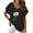 Black, variant on Plus Size Womens Shirts Pack Women Workout Tops Fitted Summer Tops for Women 2026 Trendy Corset Short Sleeve Button Up Shirts for Women Print