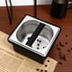 thumbnail image 3 of BRIGHTFUFU Caja de golpe de café expreso, contenedor de café molido de acero inoxidable, cubo de basura para posos de café, cubo de escoria con Base de reducción de ruido, 3 of 7