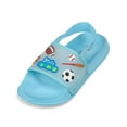 thumbnail image 3 of MeMoi Boys and Girls Super-Soft Cushioned "Hello Summer" Slide Sandal (XXL, Pink), 3 of 6