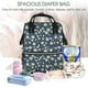 thumbnail image 5 of Fotbe Daisy Floral B Mochila Maternidad - Lona de Sarga Impermeable, Mochila de Pañales de Gran Capacidad con Múltiples Bolsillos y Correas Ajustables, 5 of 6