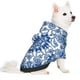 thumbnail image 2 of Fotbe Blue Watercolor Sudadera con Estampado para Perros Pequeños – Suéter con Capucha para Mascotas, Tela Suave de Forro Polar con Bolsillo-Small, 2 of 7