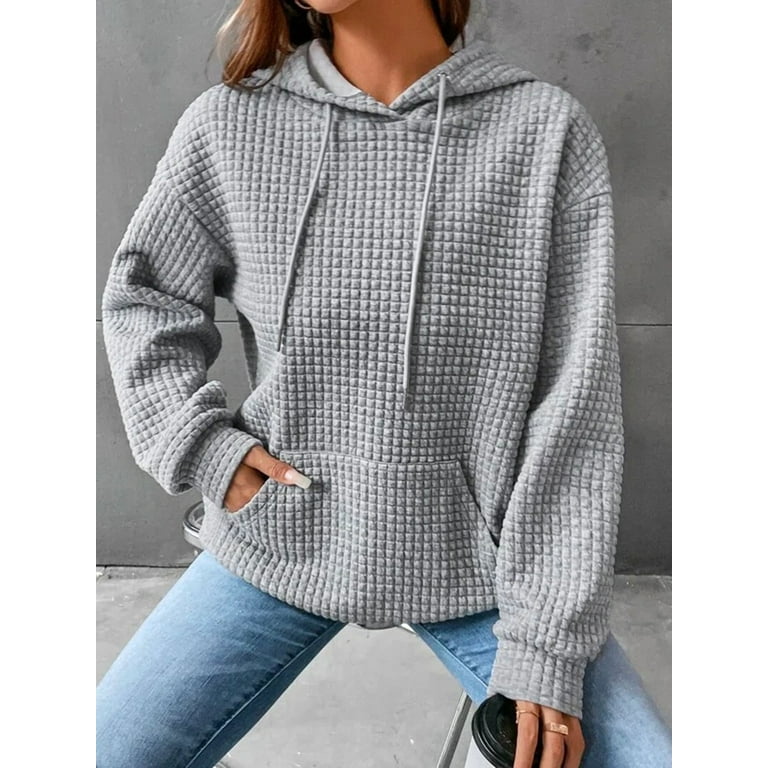 Quilted hoodie sweatshirt hotsell