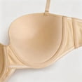 thumbnail image 6 of VISALY Women's Strapless Backless Bra Push Up Anti-Slip Seamless Bralette Soft Supportive Underwire Padded Balconette Full Coverage Tube Top Full Support Bandeau Bra Everyday Underwear Black L, 6 of 7
