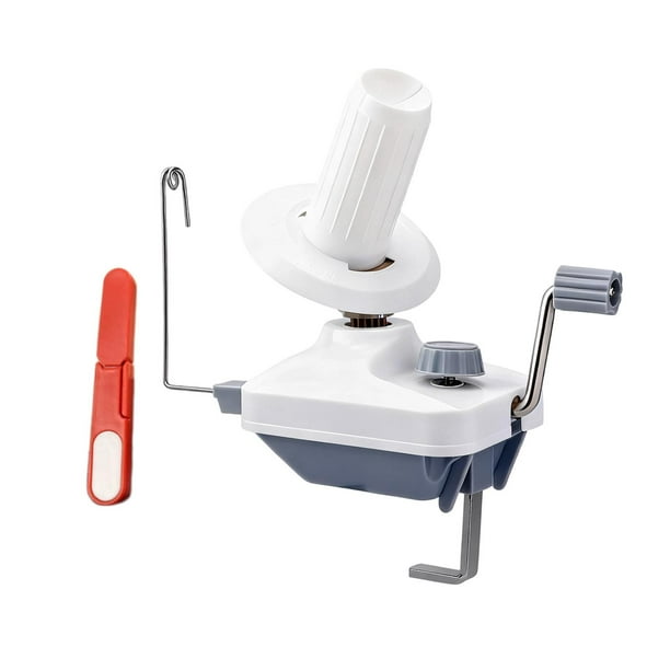 Devanador de bolas de hilo portátil para uso doméstico, dispositivo de bobinado manual fácil de usar para amantes del tejido y entusiastas de las