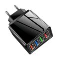 thumbnail image 1 of Phone Charger,4-Port Wall with Intelligent Temperature Control,Control and Multi Protection System for All Phones, Fast Charging,4-Port Quick Charge 3.0 Hub, 1 of 8