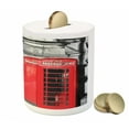 thumbnail image 3 of London Piggy Bank, London Telephone Booth in the Street Traditional Local Cultural England UK Retro, Ceramic Coin Bank Money Box for Cash Saving, 3.6" X 3.2", Red Grey, by Ambesonne, 3 of 4
