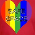 thumbnail image 3 of CafePress - Safe Space Middle Men's Fitted T Shirt (Dark) - Men's Fitted T-Shirt, 3 of 4