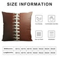 thumbnail image 5 of Nawypu  Football Throw Pillow Cover Cozy Square Throw Pillowcases Home Decoration for Bed Couch Sofa Living Room Cushion Case, 5 of 5
