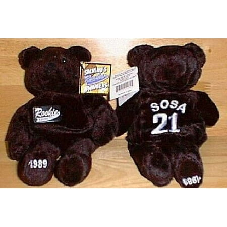 2000 Salvino s Rookie Bammers- Limited edition of 1 989 - Sammy Sosa #21 Black Plush Bear 8 price history on PriceWatchPro
