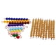 thumbnail image 1 of Montessori 1- Bar \u0026 Ten Beads Bar (10pcs) - Juguete De Entrenamiento De Desarrollo Matemático, Juguetes Para Números Macarena Bar de cuentas MONTESSORI, 1 of 5
