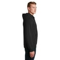 thumbnail image 4 of Jerzees Men's Full Zip Fleece Hoodie with Pouch Pocket NuBlend Hooded Sweatshirts -GR99 (Black 2 Pack XL), 4 of 5