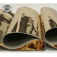 thumbnail image 5 of CHROME MIRROR Glossy Vinyl TPU Leatherettes Fabric Fake Leather 54" wide for Shoes Bags Clothing Upholstery Sewing Patchwork & Craft Applique (Sold by the Yard) - Light Gold, 5 of 5