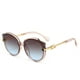 thumbnail image 3 of Gafas de sol personalizadas para mujer, redondas, de metal, estilo europeo y americano, transparentes, de moda, 3 of 5