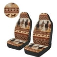 thumbnail image 3 of Uorisanigo Car Seat Covers, Western Horse Aztec High Back Automotive Seat Covers 2 Front Seats, Auto Seats Cover Protectors Fit for Most Cars SUV Sedans Tracks Hatchbacks, 3 of 7