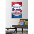 thumbnail image 2 of MLB Atlanta Braves - Logo 13 Wall Poster with Wooden Magnetic Frame, 22.375" x 34", 2 of 5