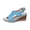 Sky Blue, variant on Willtoo Orthopedic Casual Sandals for Women Arch Support Flat Wedge Sandals Wide Slip on Non Slip Beach Slippers Vacation Beach 2026 Foam Shoes