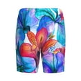 thumbnail image 2 of Haiem Bright Flowers Men's Pajama Short with Soft Woven Cotton Elastic Waistband Sleep Short-X-Large, 2 of 9