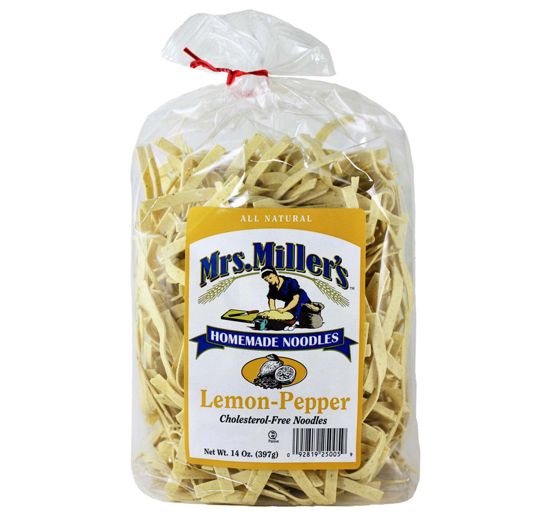 Mrs Miller s Homemade Lemon Pepper Noodles 14 Oz 3 Bags Walmart