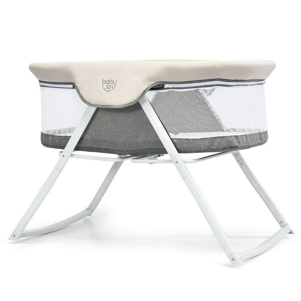 BabyJoy Foldaway Baby Crib Newborn Rocking Sleeper Traveler
