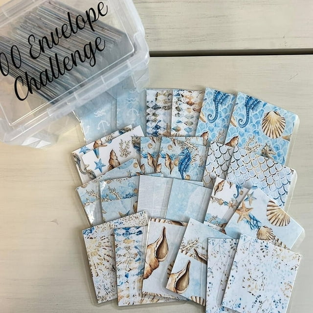 100 Envelope Challenge Box Set Easy And Fun Way To Save $10 000 Money