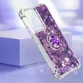 thumbnail image 4 of Funda para Xiaomi POCO F5 Pro 5G con Brillo Líquido Flotante, Purpurina, Parachoques y Anillo Giratorio Soporte, 4 of 5