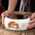 thumbnail image 4 of Round Teapot Warmer with Candle Holder Tea Heat Heating Tea Warmer, 4 of 7