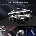 thumbnail image 2 of [2+2 Pack]We Life Compatible with iPhone 16 Pro Max Screen Protector, HD and Privacy Tempered Glass Screen Protector with Camera Lens Protector, 2 of 5