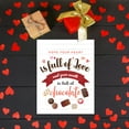 thumbnail image 3 of "Heart Full of Love" Big Valentine's Day Greeting Cards & Envelopes – 8.5" x 11" Large Jumbo Size Valentines Card, Extra Big Huge Oversized Cards for Husband, Wife, Boyfriend, Girlfriend – 2 per Pack, 3 of 7