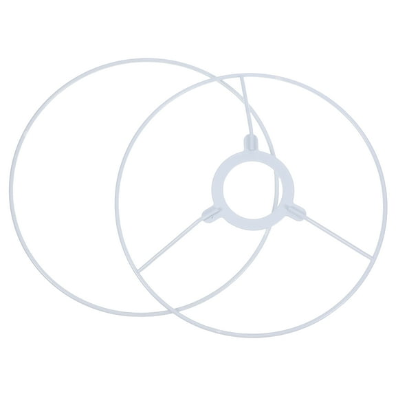 HEMOTON 1 Set Lamp Shade Ring Shade Frame Lampshade Frame Wire for DIY Drum Lampshade Table Floor Lamp Accessories