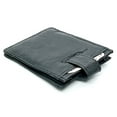 thumbnail image 5 of Black Genuine Leather Men's 20 Card Holder Front Pocket Wallet New, 5 of 8