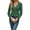 Green, variant on Womens V Neck Long Sleeve Tops Dressy Casual Fall Shirts Puff Sleeve Loose Tunic Trendy Tops Blouses Navy Blue L