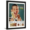 thumbnail image 1 of Mars Bar Ad, 1957, Figurative World Culture Framed Art Print Wall Art Sold by Art.Com, 1 of 5