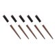 thumbnail image 1 of 5 Pares Palillos de Madera Natural Japonesa Vajilla de Cocina Paquete Valioso Negro, 1 of 5