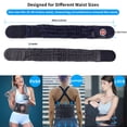 thumbnail image 6 of 6xigouma Decompression Back Belt, Lumbar Support Belt for Men & Women Lower Back Pain Relief, Back Traction Device Fits Waist Size 29-49 Inches (Blue), 6 of 7