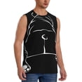 thumbnail image 2 of Kdxio Animal Bulldog for Men's Muscle T-shirt,Sleeveless for Workout Running Athletic Gym Lounge Casual, 2 of 5