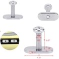 thumbnail image 2 of FrostHike 4 Pcs Vis de Rail Écrous de Rail Vis en Acier Inoxydable Kit de Remplacement Accessoires pour Kayak Canoës Bateaux Rails Embarcation, 2 of 2