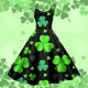 thumbnail image 1 of WILLBEST Vestidos Florales Para Mujer. Elegante Vestido Estampado Floral Para El Día De San Patricio Para Fiestas Y Celebraciones. 24, 1 of 3