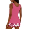 thumbnail image 5 of Staron Women's Tankini Set Floral Printed Swimsuit with Removable Pads Underwire Free Bodysuit High Cut Slimming Bathing Suit for Beach Vacation Pool, S, 5 of 6