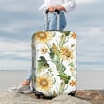 thumbnail image 4 of Uemuo Watercolor Bright Sunflowers Printed Washable Luggage Cover - Fashion Suitcase Protector Fits 18-32 Inch Luggage -Small, 4 of 9