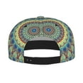 thumbnail image 2 of Hirioo Round Mandala1 for Baseball Cap Men Cap Flat Brim for Men Women Teens Adjustable Baseball Cap, 2 of 7