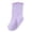 Purple, variant on ITSAME Baby Girls Crew Socks Ruffle Cuff Breathable Cotton Thin Solid Color Mid-Calf Casual Socks for Infants Blue Size 12M