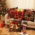 thumbnail image 2 of Christmas Pillow Covers for Decorations Indoor Christmas Pillow Cover Festival Decorative Linen Pillow Christmas Gifts 18x18", 2 of 7